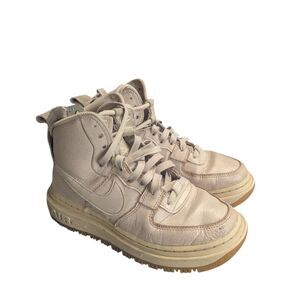 Nike Air Force 1 High Utility 2.0 Fossil Stone Boots Women's Size 5.5